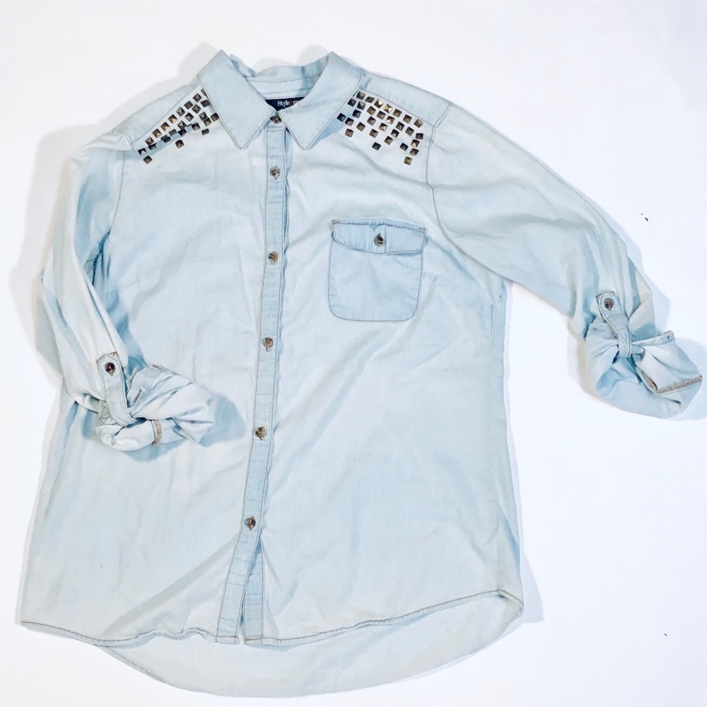 Style & co. Jean button up